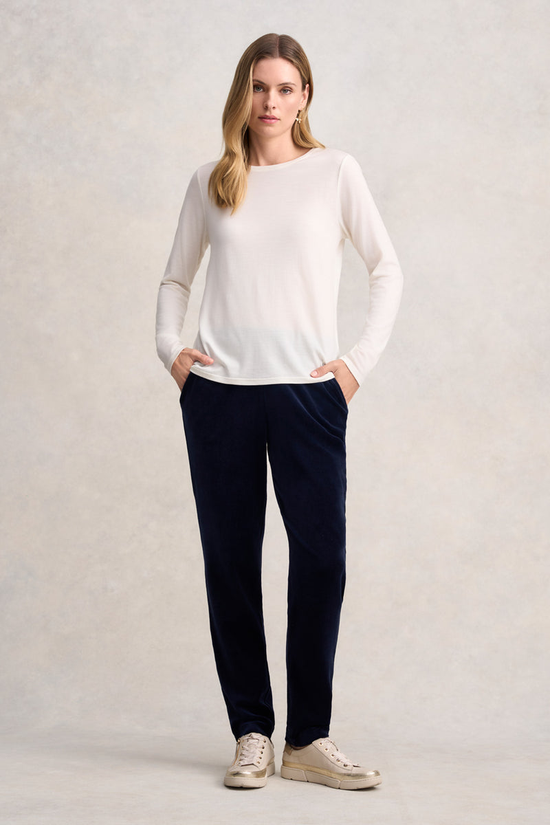 Wool Jersey Tee - Cream