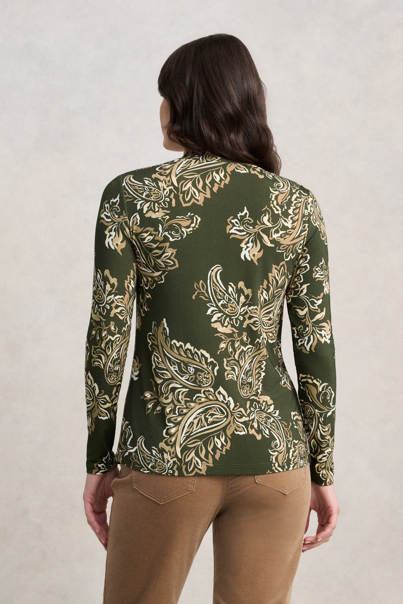 Printed Swing Top - Paisley Print