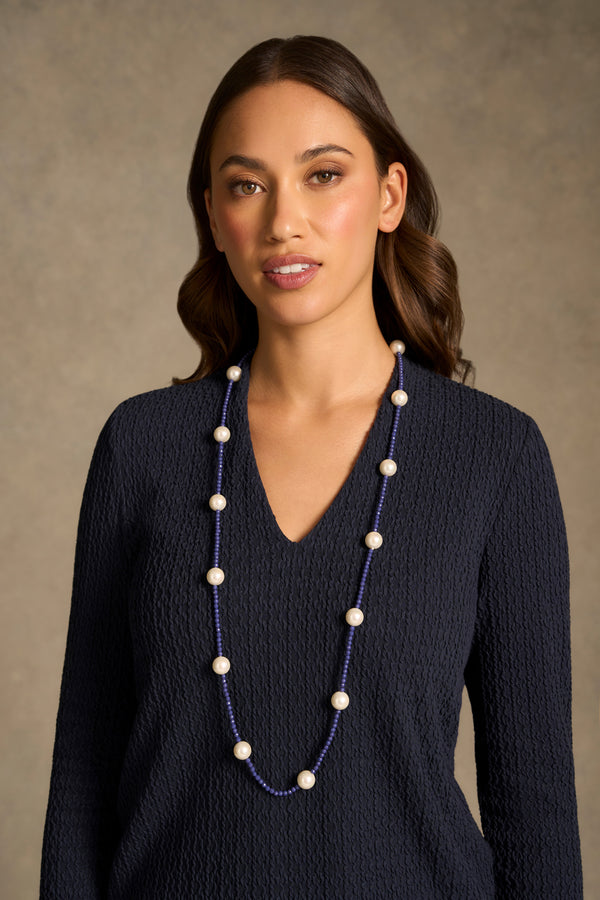 Chianna Necklace - Navy