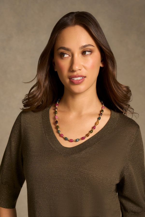 Multicolour Short Necklace