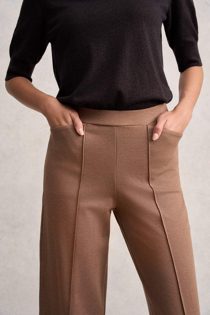 Wide Leg Pant - Camel
