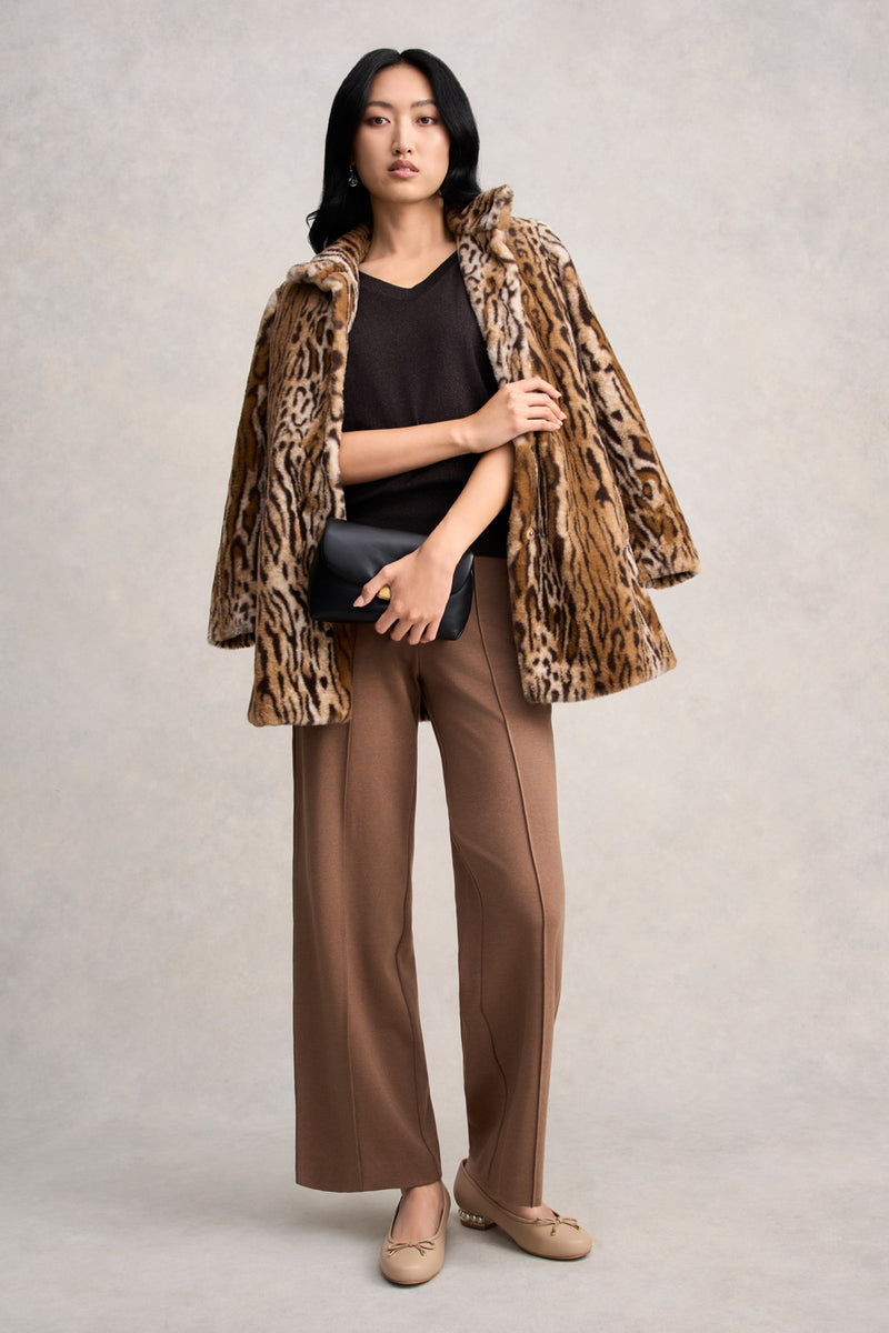 Wide Leg Pant - Camel