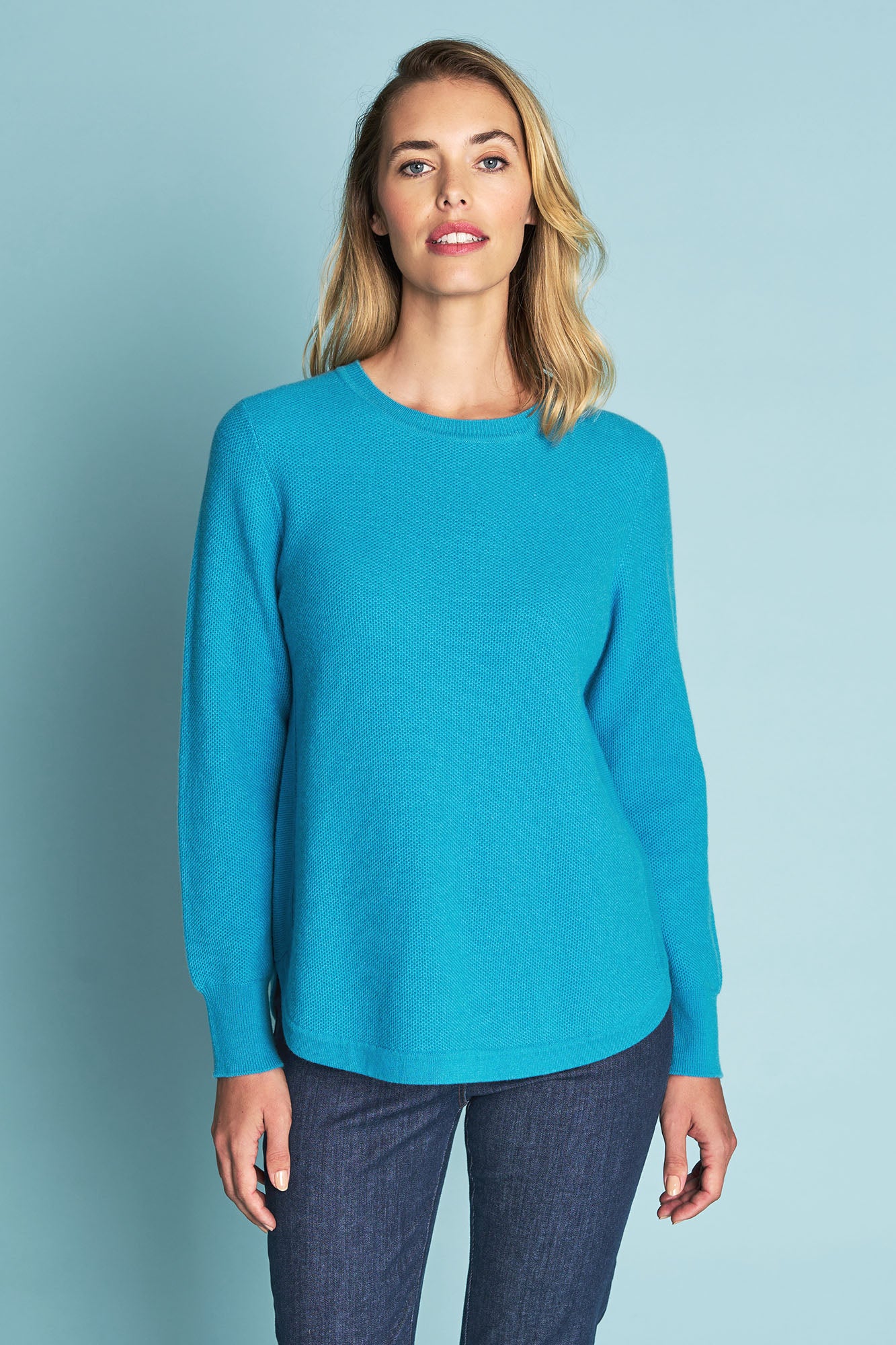 Blue illusion clearance knitwear