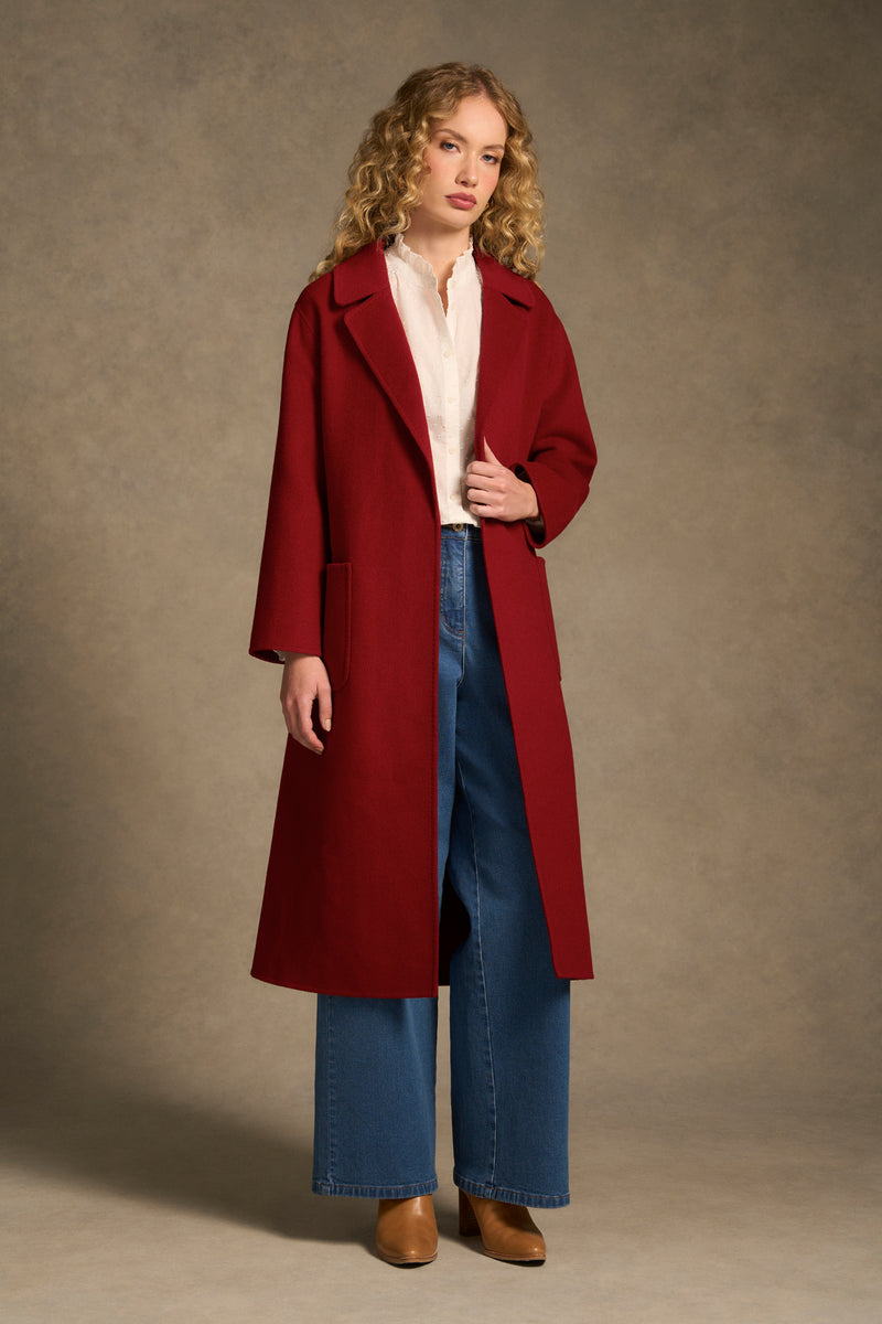 Wool Jacket - Crimson
