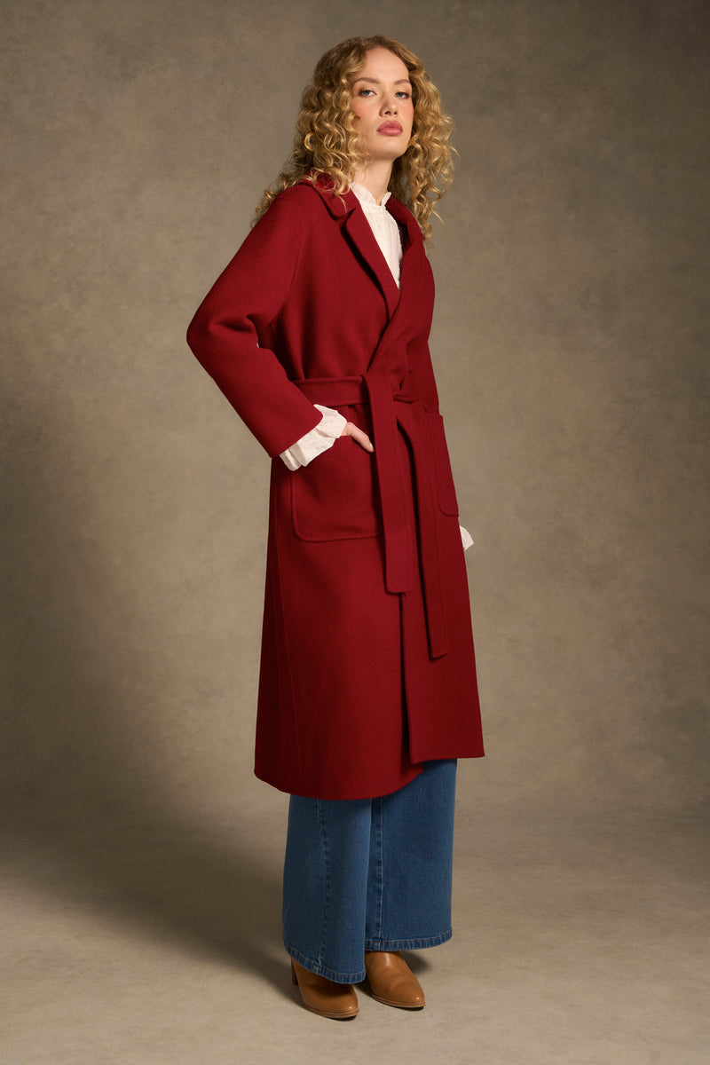 Wool Jacket - Crimson