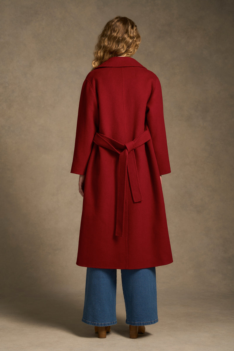 Wool Jacket - Crimson