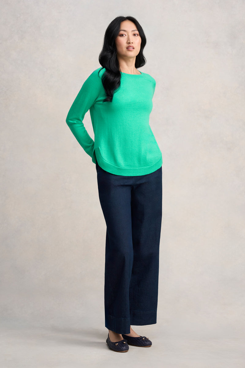 Extra Fine Merino Jumper - Bright Apple