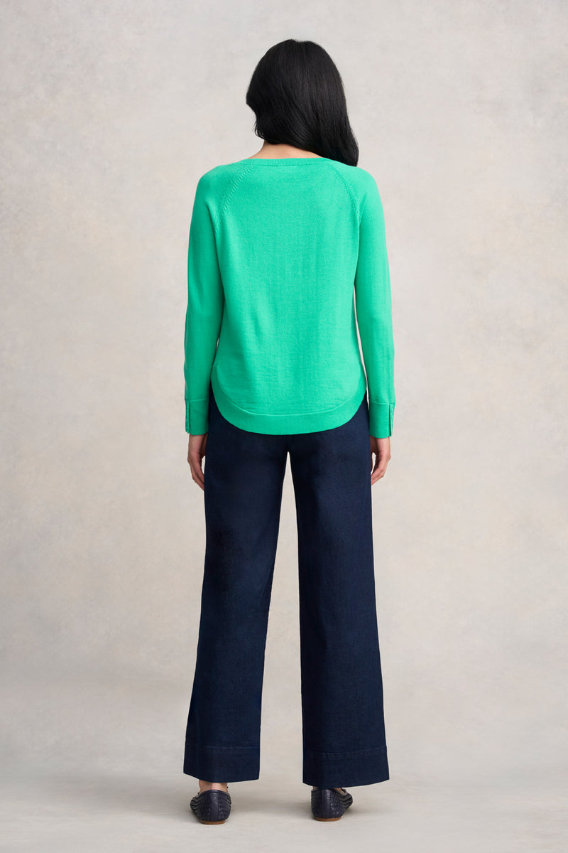 Extra Fine Merino Jumper - Bright Apple