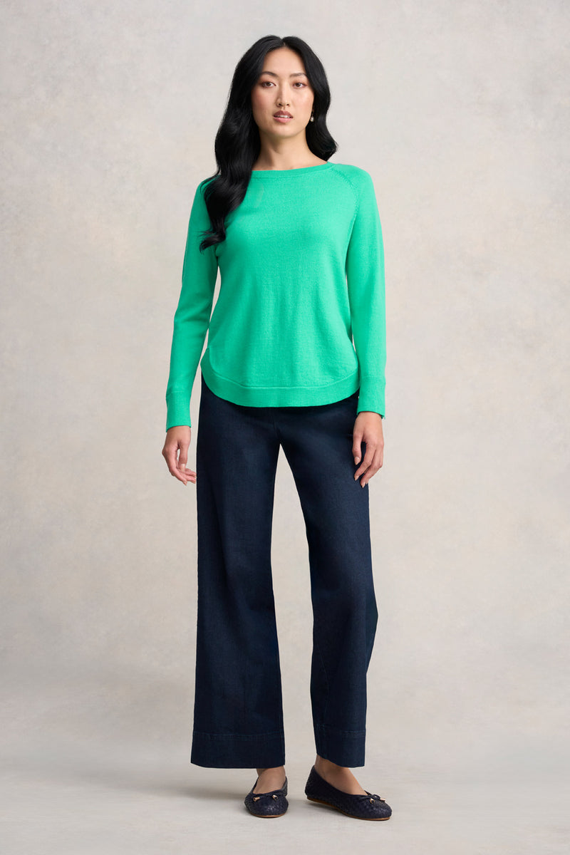 Extra Fine Merino Jumper - Bright Apple