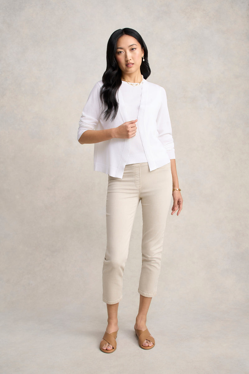 Essential Cardigan - White
