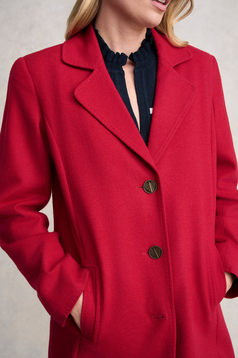 Wool Coat - Rouge