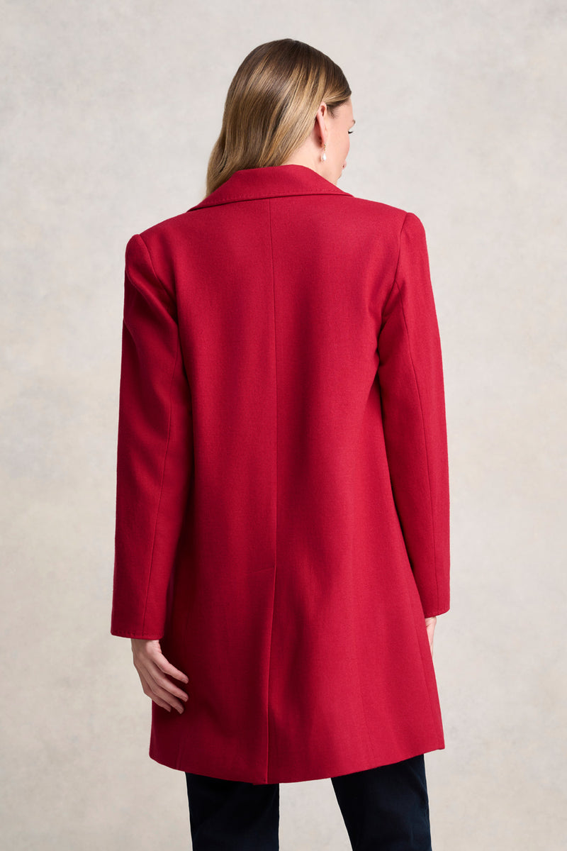 Wool Coat - Rouge