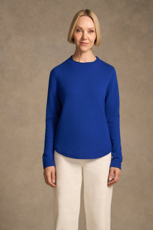 Merino Crew Neck Jumper Topaz