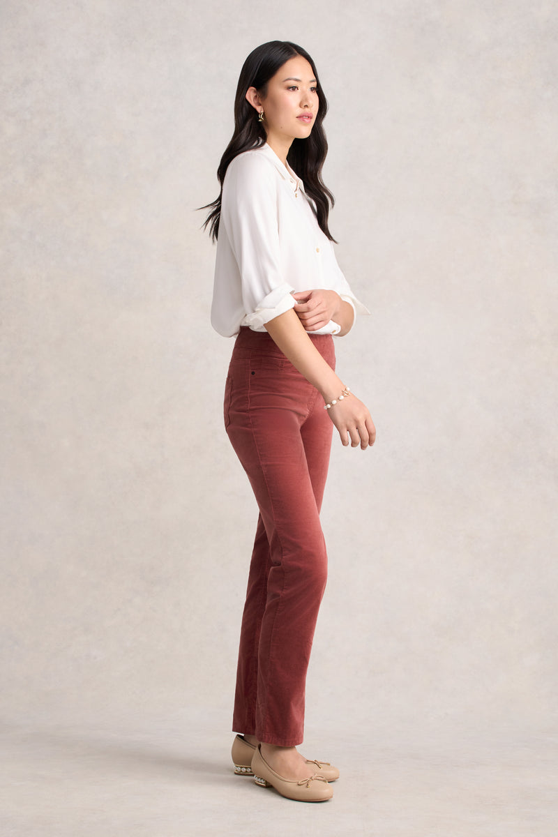 Bengajean® Velvet Straight Leg - Rosewood