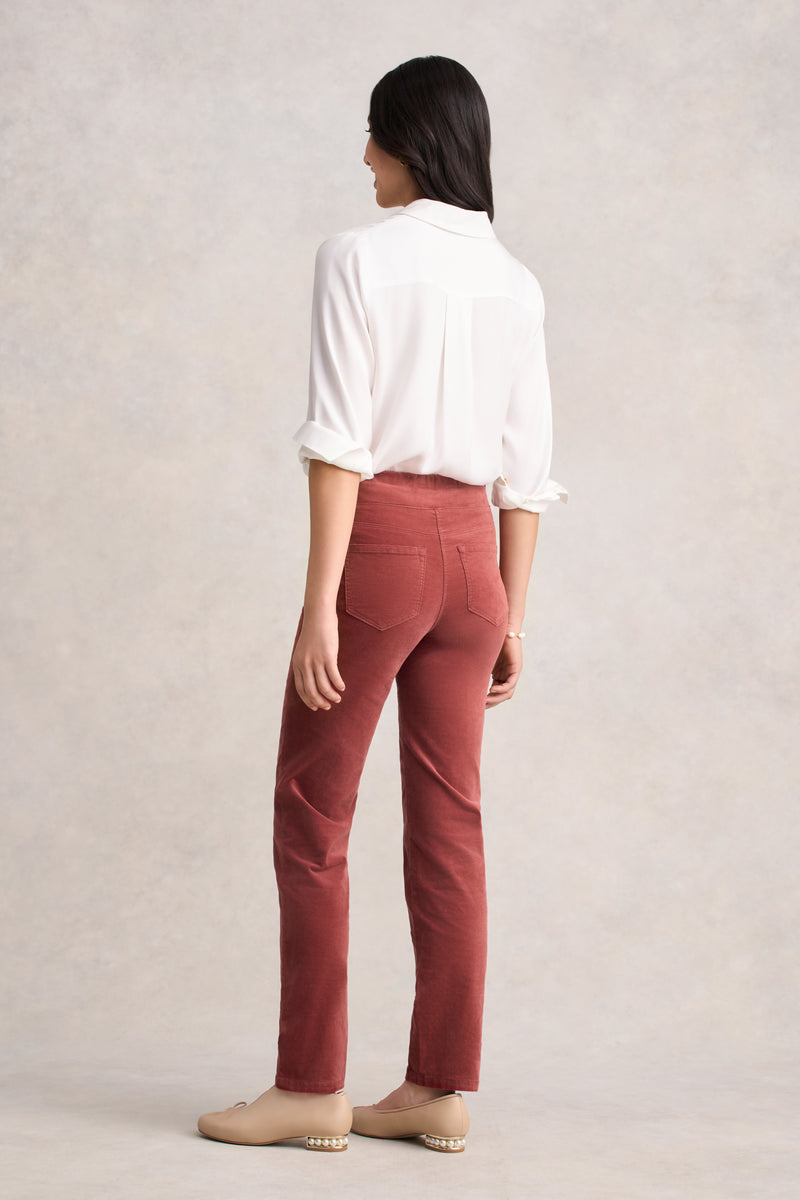 Bengajean® Velvet Straight Leg - Rosewood