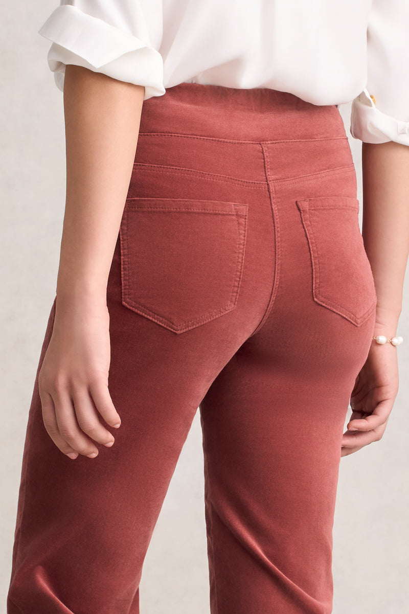 Bengajean® Velvet Straight Leg - Rosewood