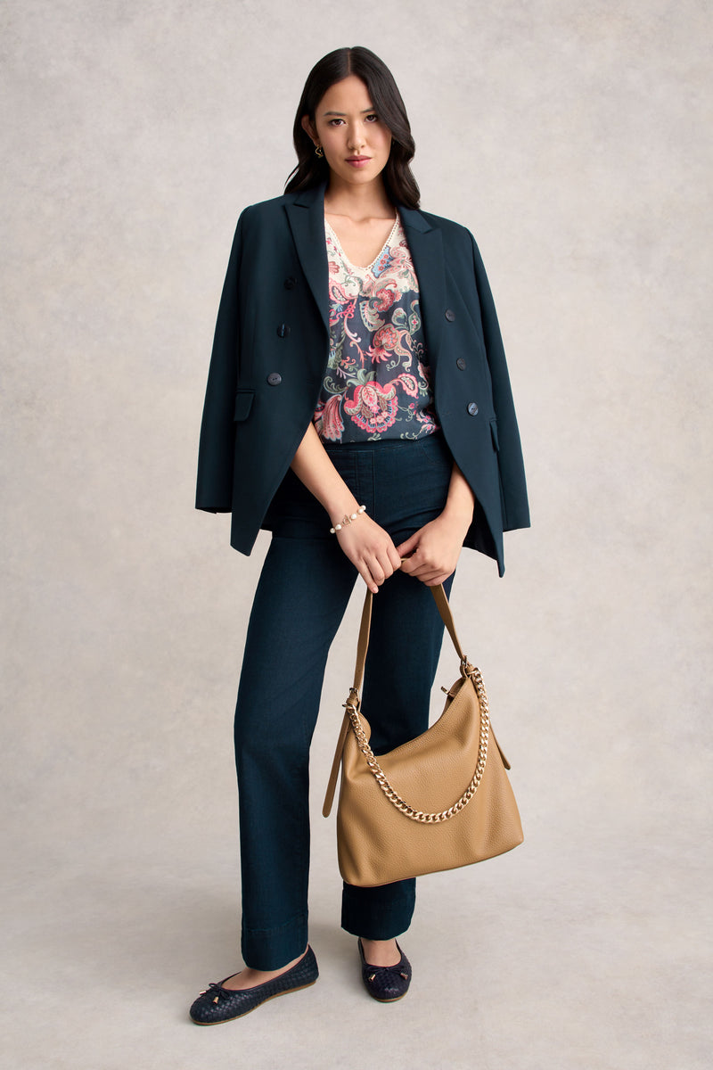 Placement Print Blouse - Tapestry Print