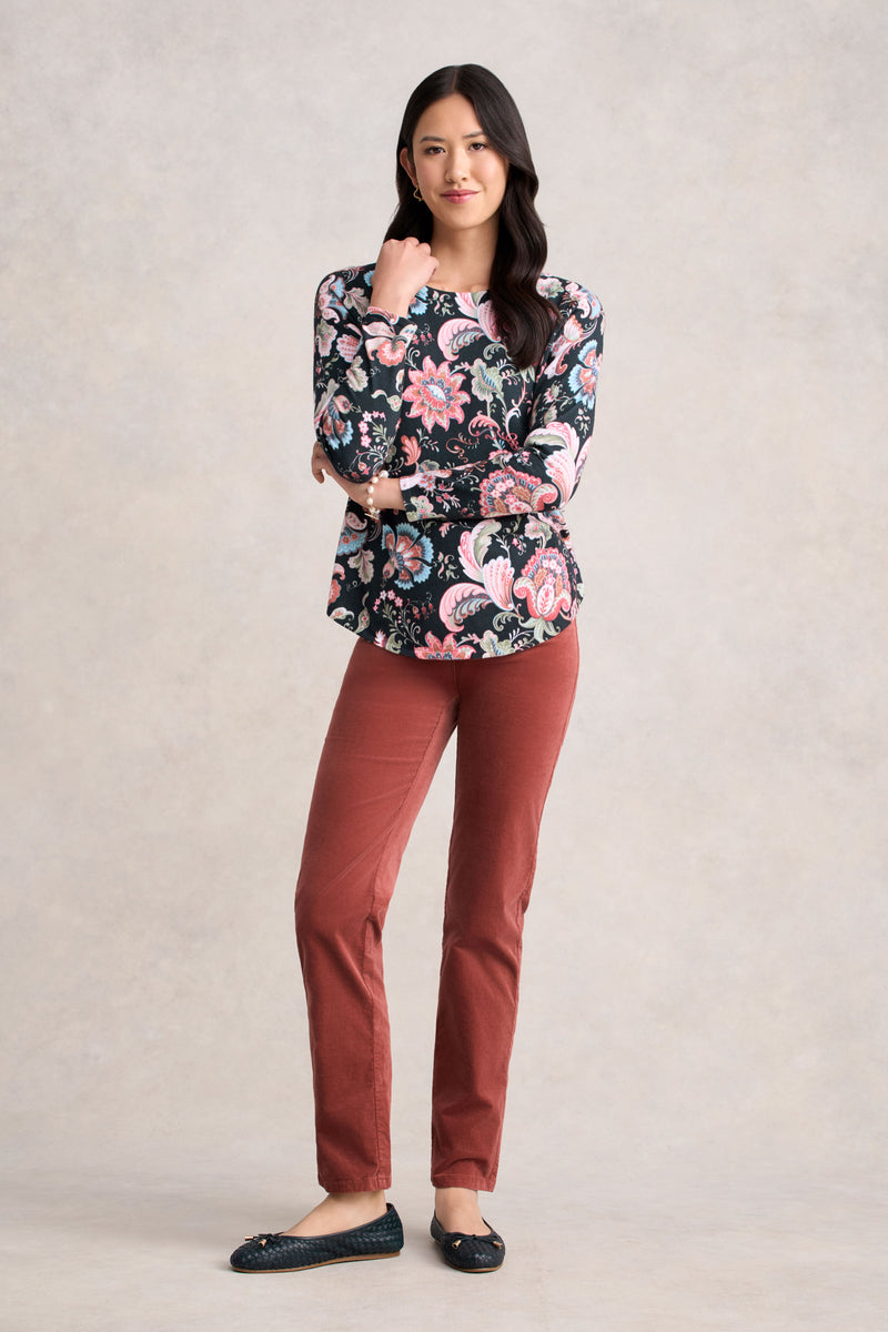 Printed Cotton Jumper - Tapestry Print