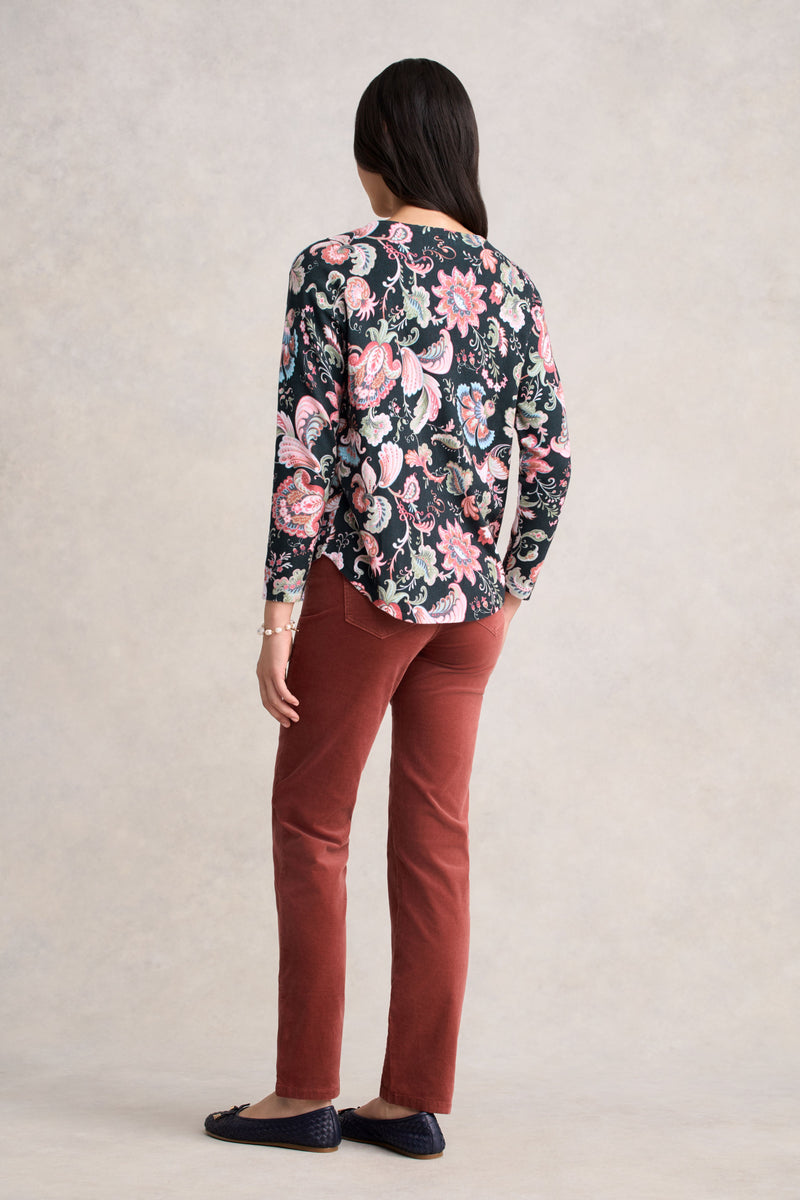 Printed Cotton Jumper - Tapestry Print