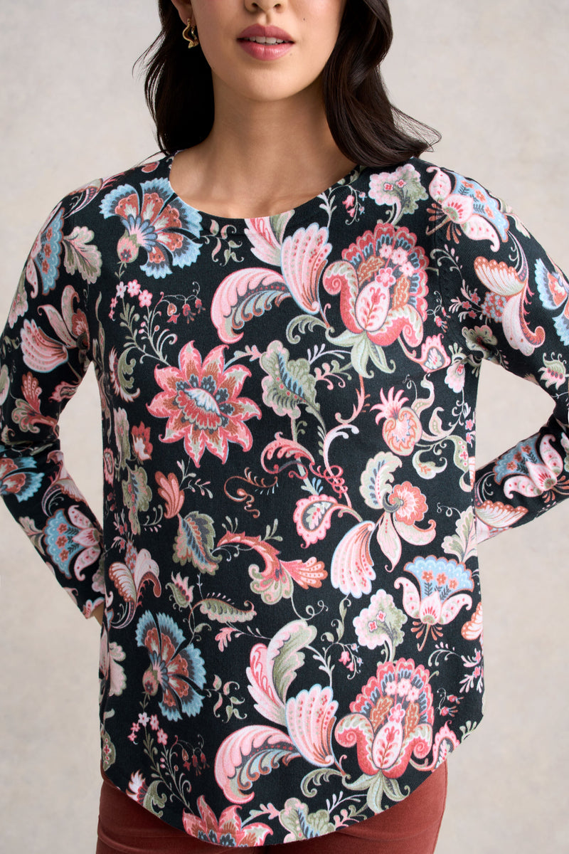 Printed Cotton Jumper - Tapestry Print