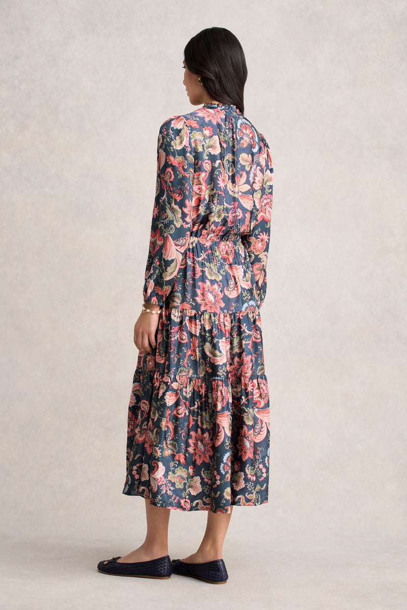 Printed Jacquard Dress - Tapestry Print