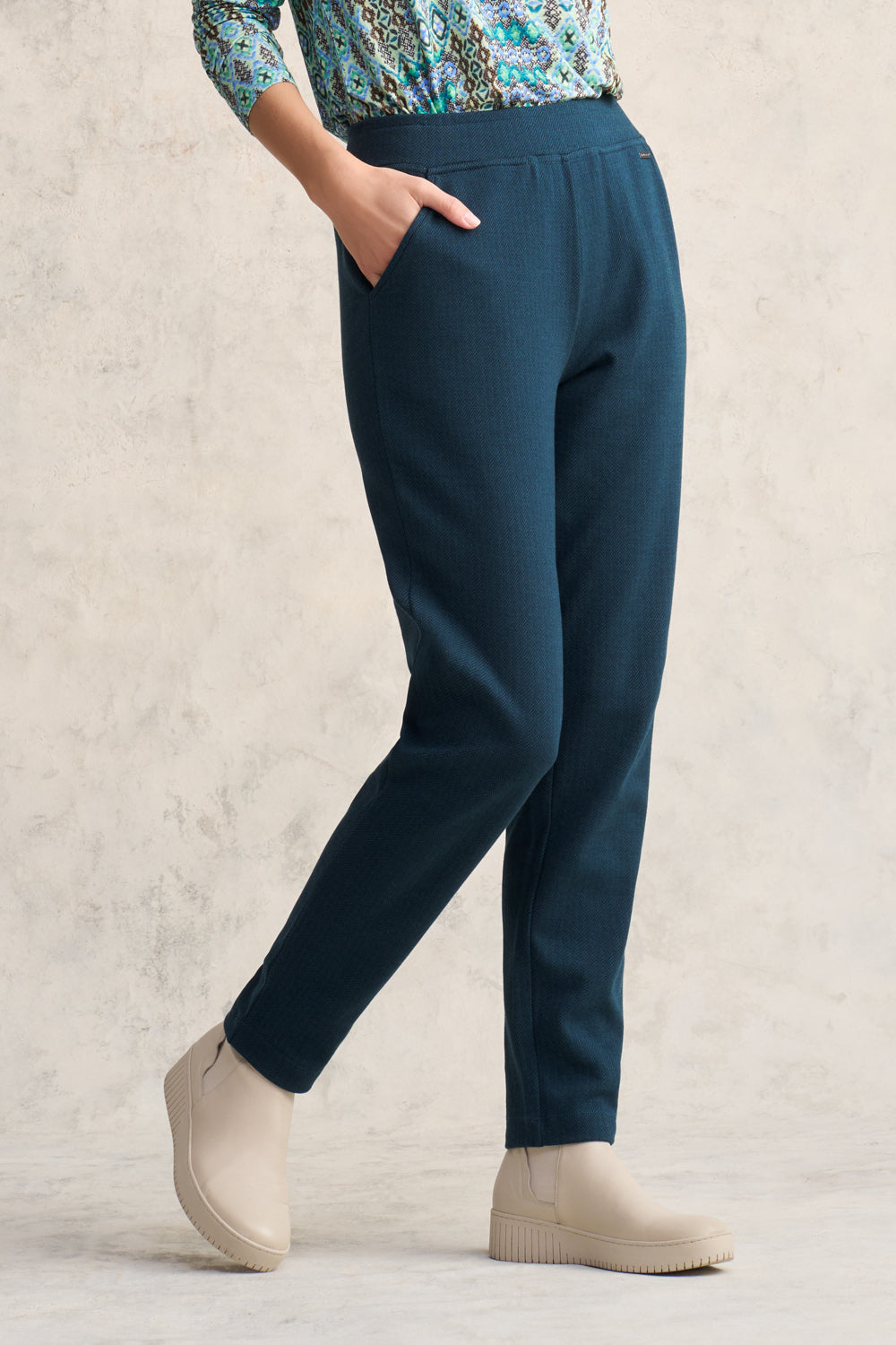 Blue illusion pants best sale