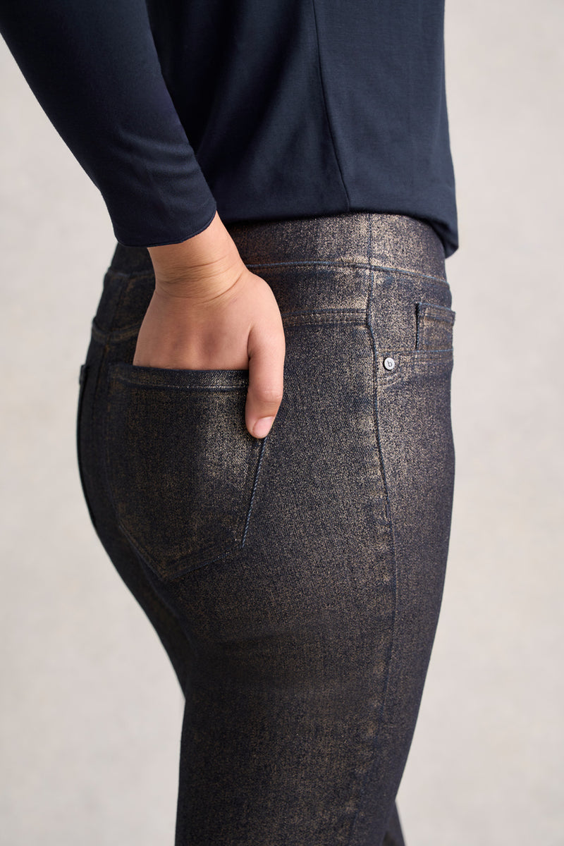 Bengajean® Metallic Straight - Bronze Metallic