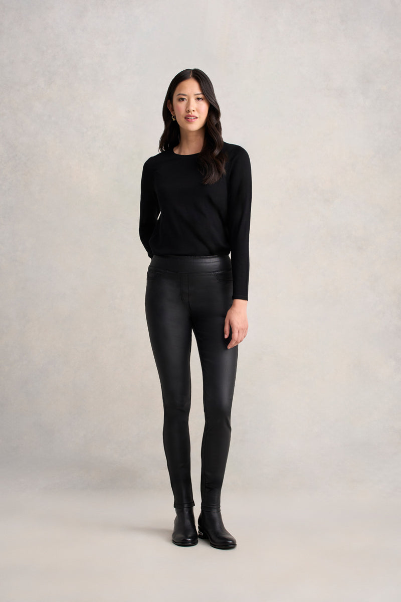 Bengajean® Skinny Leg Coated - Black