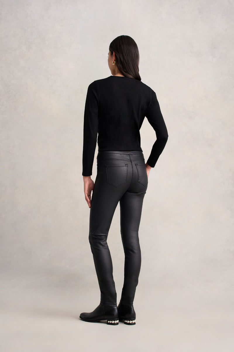 Bengajean® Skinny Leg Coated - Black