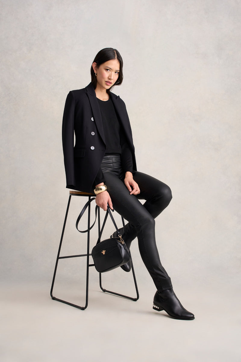 Bengajean® Skinny Leg Coated - Black