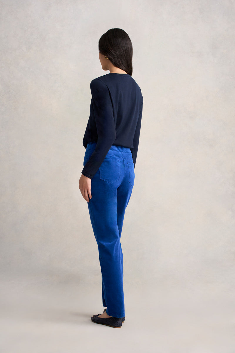 Bengajean® Velvet Straight Leg - Prussian Blue