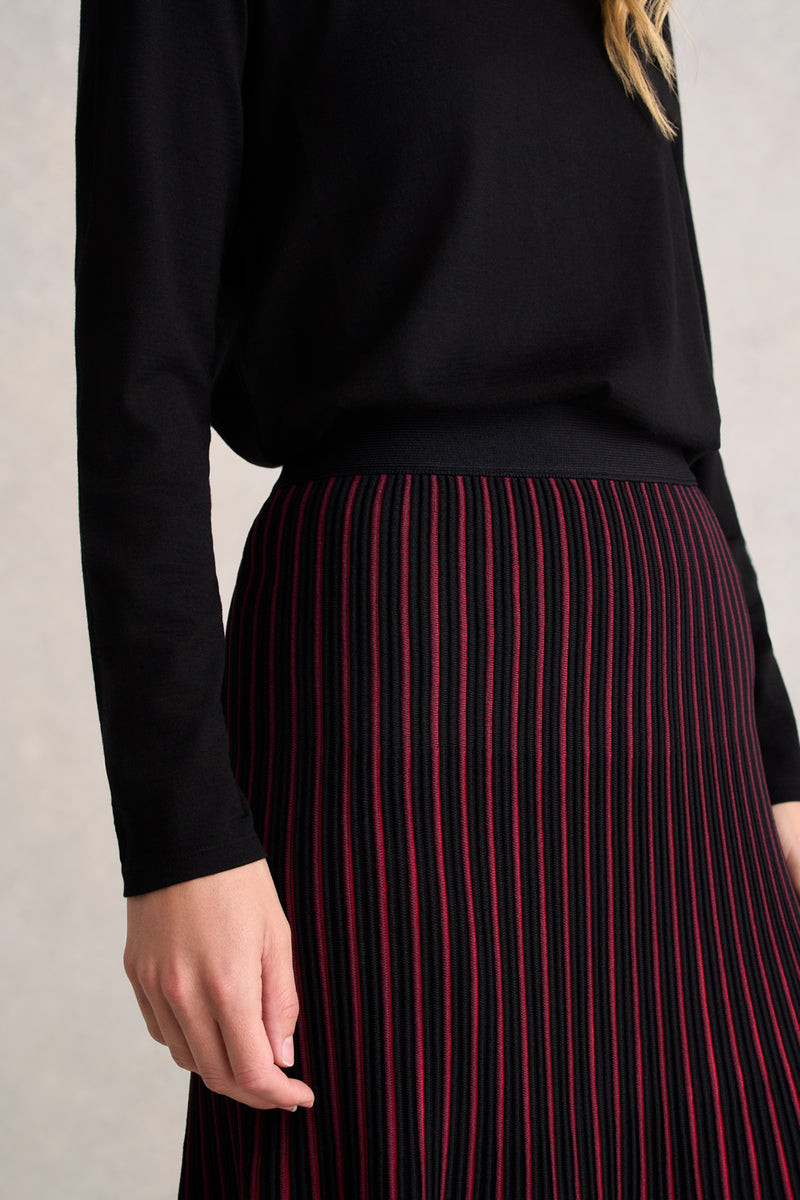 Striped Knit Skirt - Multi Stripe