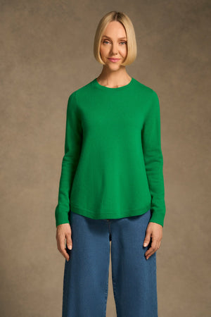 Merino Wool Jumper Emerald