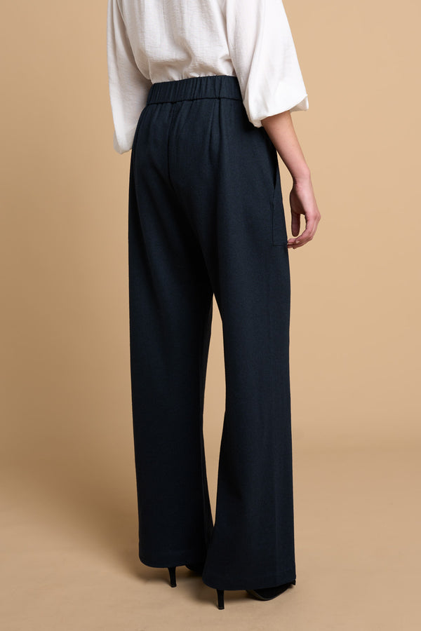 Boiled Wool Pant – Blue Illusion