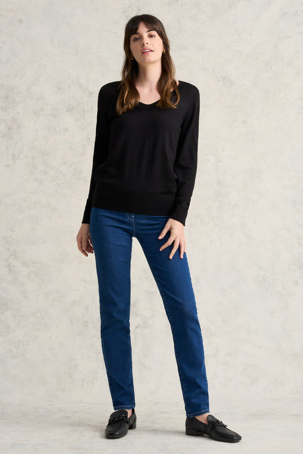 Merino Knit Top - Black