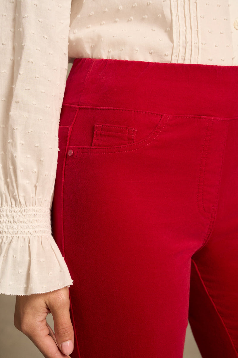 Bengajean® Velvet Straight Leg - Rouge