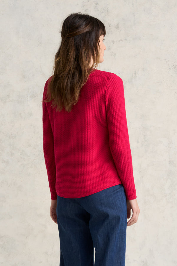 Organic Cotton Jumper - Rouge