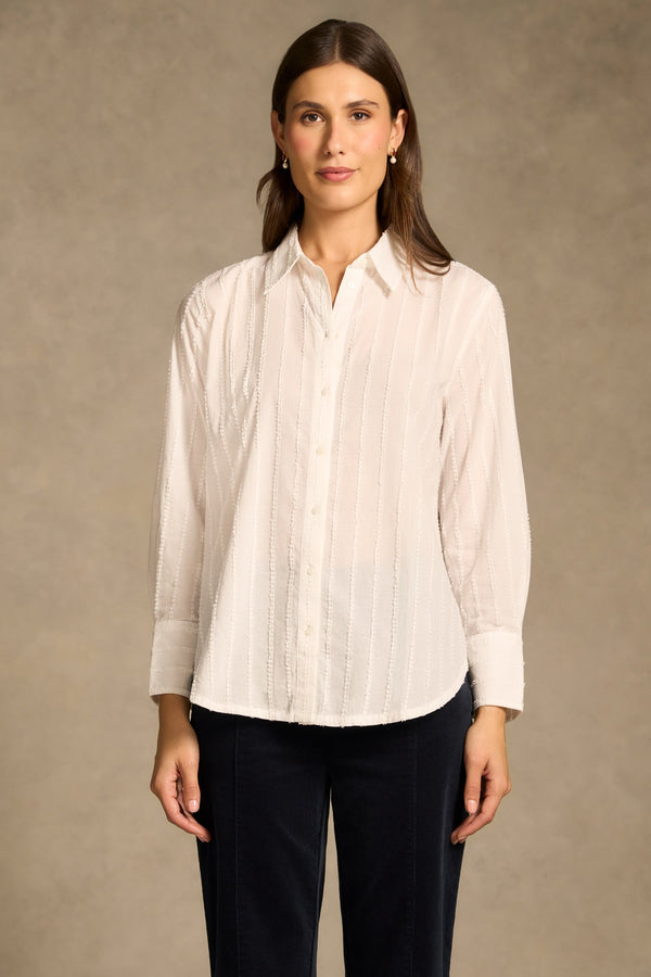 Textured Classic Shirt - White