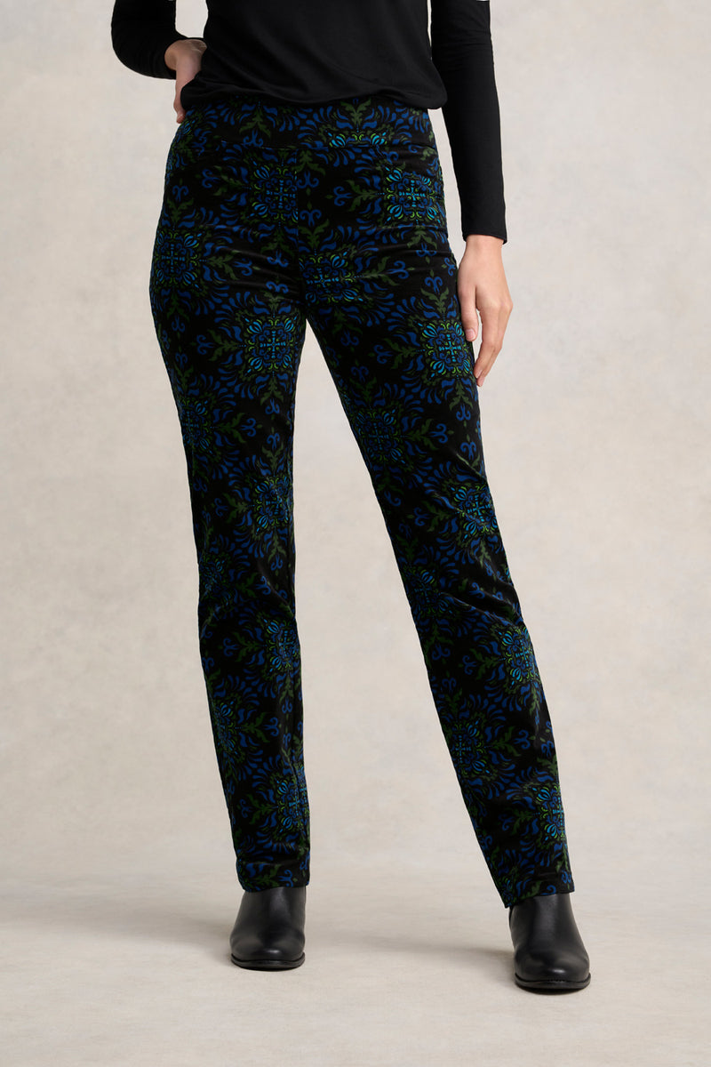 Bengajean® Velvet Straight Leg - La Boheme Print