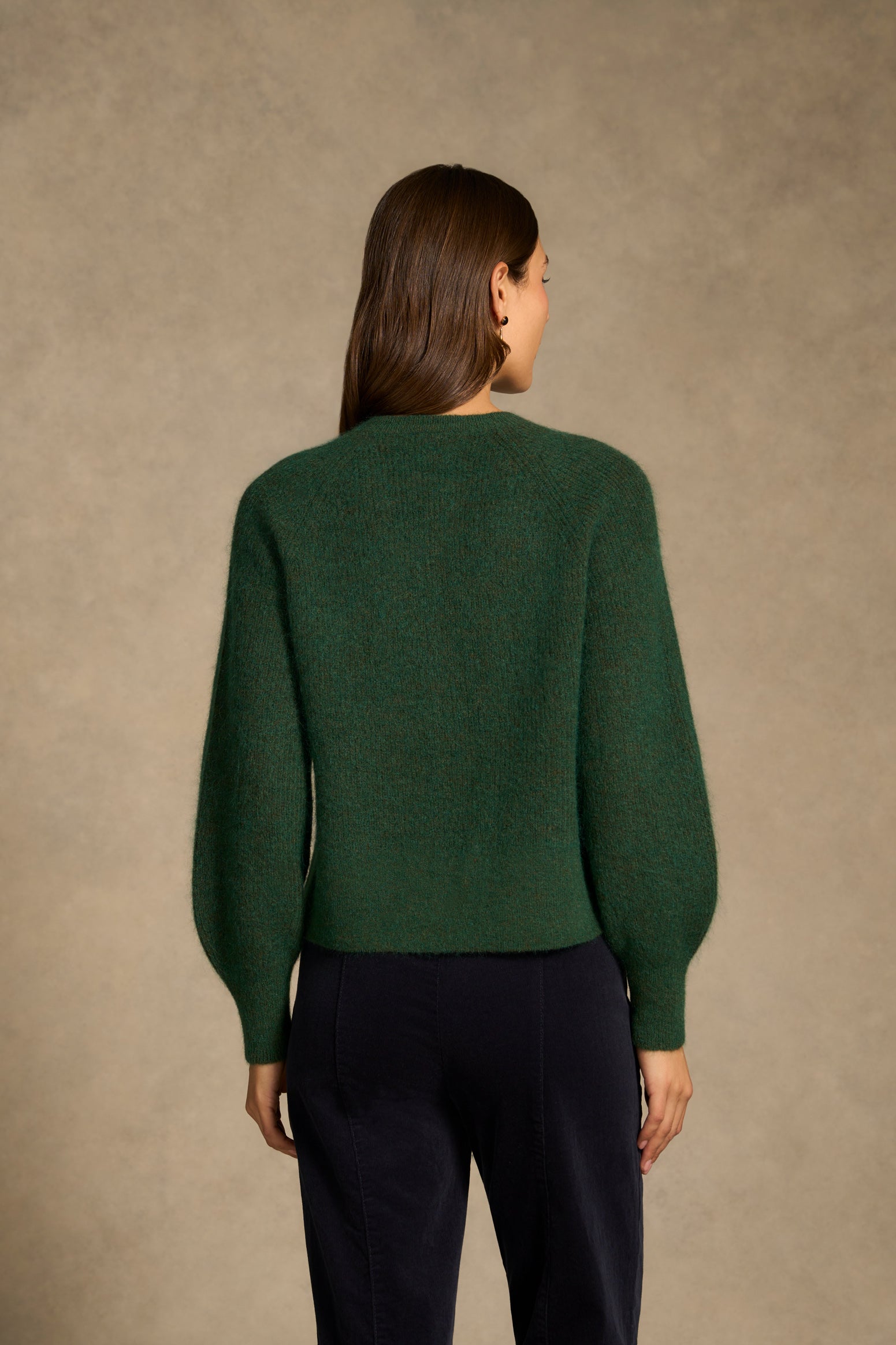 Blouson Sleeve Cardigan - Clover – Blue Illusion