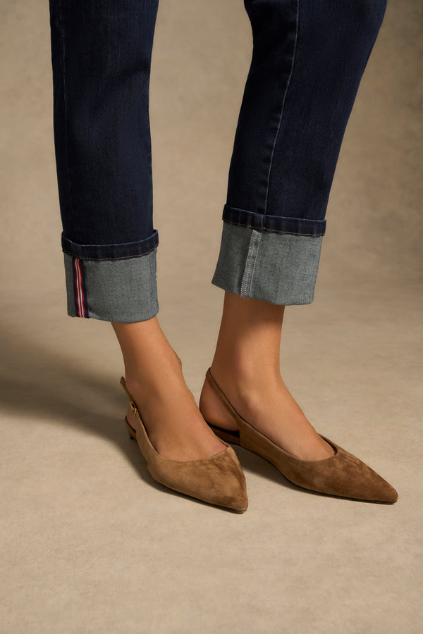 Classique 25 Turn Up Jeans - Denim Mid Wash