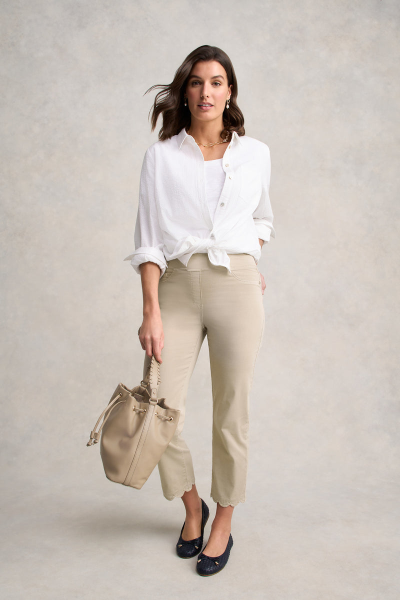 Bengajean® Scallop Detail – Stone