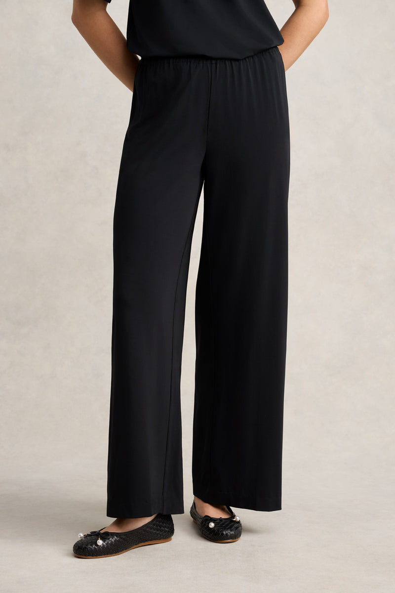 High Twist Palazzo Pant – Black