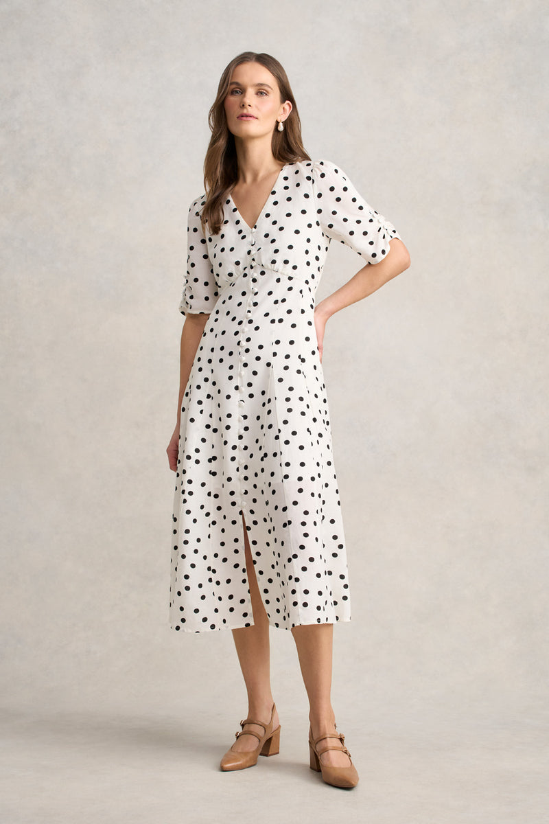 Spot Panel Dress – Spot Print