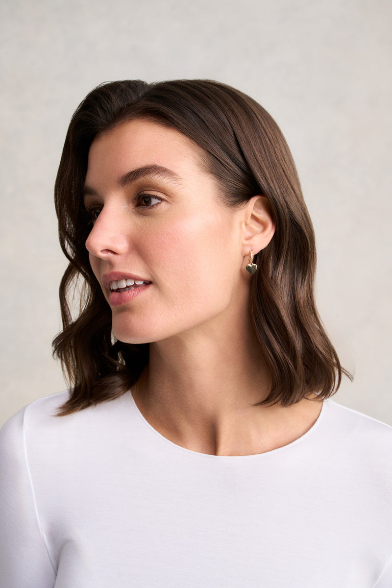 Heart Studs – Gold