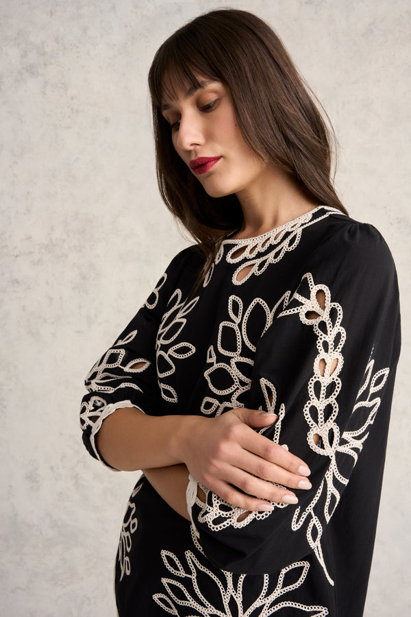 Embroidered Cotton Blouse