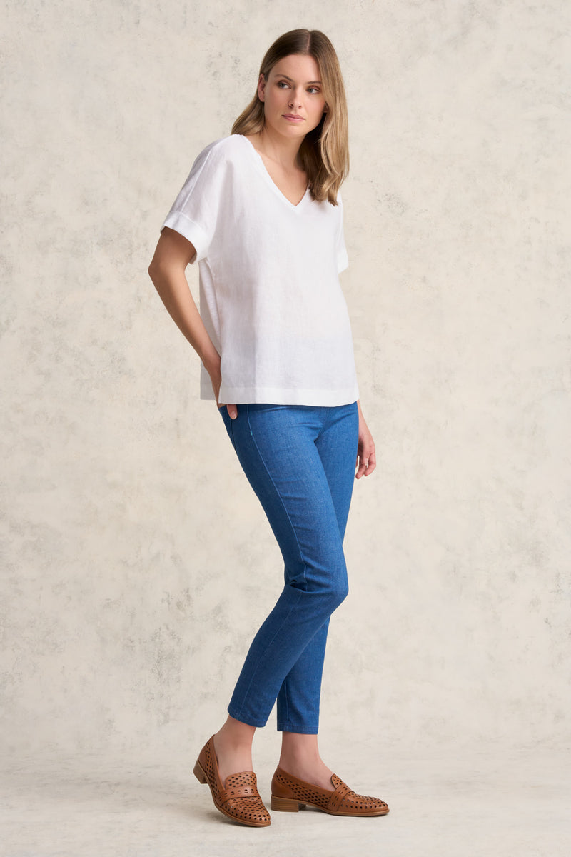 Hillary Heeled Loafer - Tan