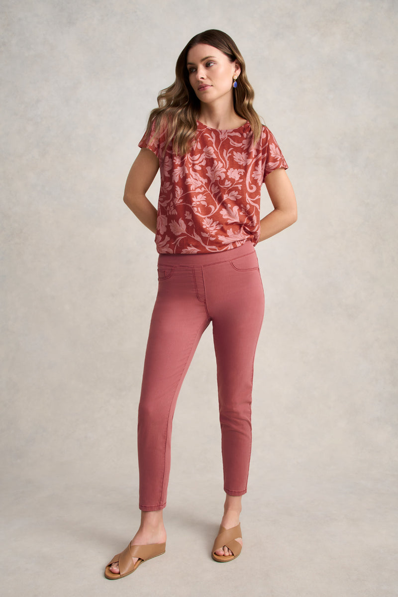 Printed T-Shirt – Rosewood Print