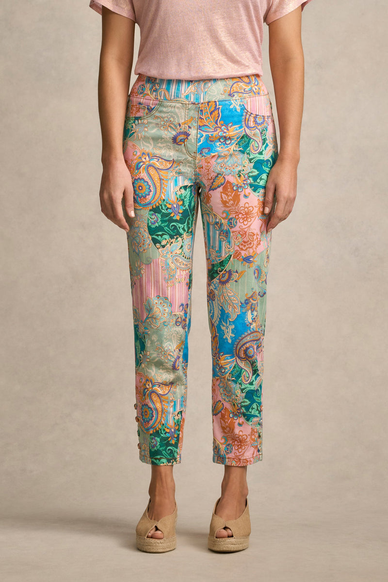 Bengajean® - 7/8 Straight Leg - Paisley Medley