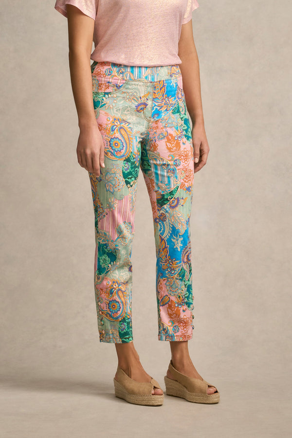 Bengajean® - 7/8 Straight Leg - Paisley Medley